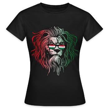 Hongrie - T-shirt Femme - noir - Devant - AI Model Female 172 dark (172cm)