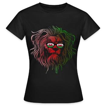 Wales - Women's T-Shirt - black - Front - AI Model Female 172 dark (172cm)