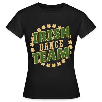 Irish Dance Team - Frauen T-Shirt - Schwarz - Vorne - AI Model Female 172 dark (172cm)