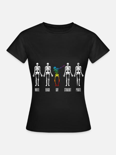 Gay Pride Dab Dabbing Gleichheit LGBT - T-shirt dam - svart