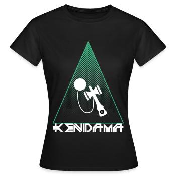 Kendama - Women's T-Shirt - black - Front - AI Model Female 172 dark (172cm)