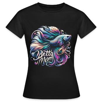 Maman Betta - T-shirt Femme - noir - Devant - AI Model Female 172 dark (172cm)