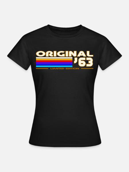 1963 - Frauen T-Shirt - Schwarz