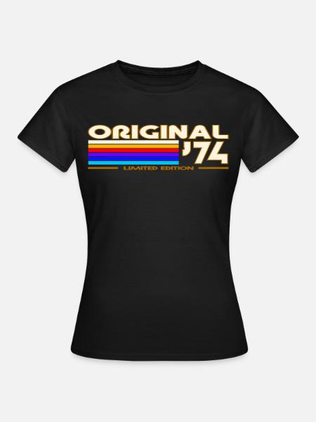 1974 - Frauen T-Shirt - Schwarz
