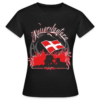 Kaiserslautern - T-shirt Femme - noir - Devant - AI Model Female 172 dark (172cm)