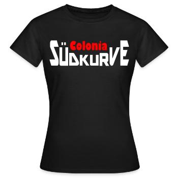 Courbe sud Colonia - T-shirt Femme - noir - Devant - AI Model Female 172 dark (172cm)