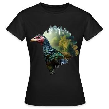 Turquie - T-shirt Femme - noir - Devant - AI Model Female 172 dark (172cm)