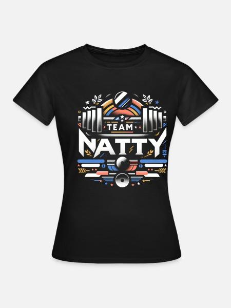 Team Natty 7 - Frauen T-Shirt - Schwarz