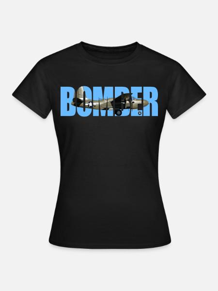 Bomber A-20 Havoc - Frauen T-Shirt - Schwarz