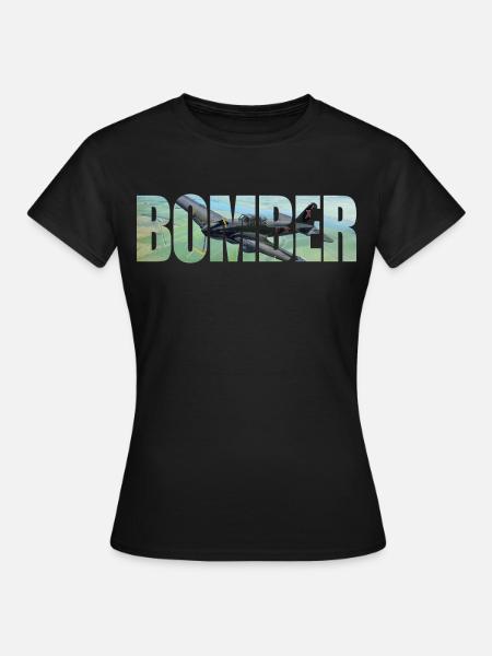 Bomber IL-2 - Frauen T-Shirt - Schwarz