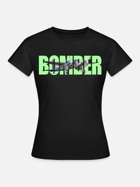 Bomber DH.98 Mosquito - Frauen T-Shirt - Schwarz
