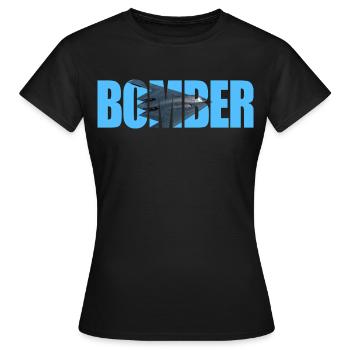 bombardier B-2 Spirit - T-shirt Femme - noir - Devant - AI Model Female 172 dark (172cm)
