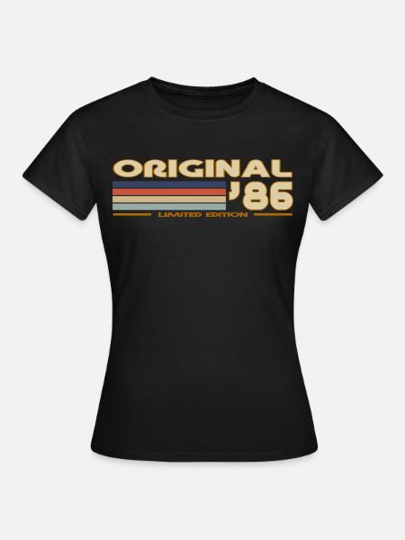1986 - Frauen T-Shirt - Schwarz