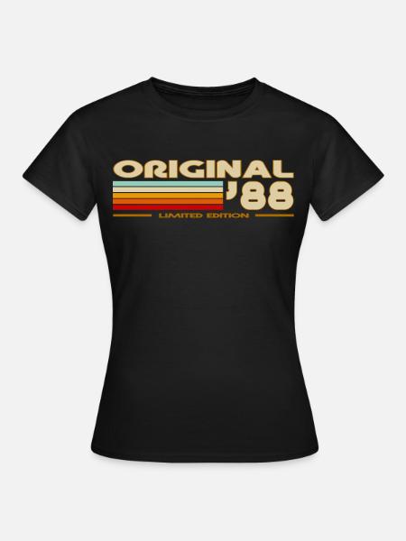 1988 - Frauen T-Shirt - Schwarz