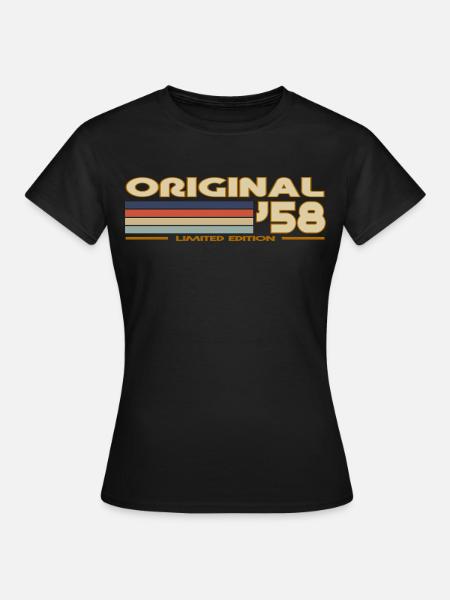 1958 - Frauen T-Shirt - Schwarz