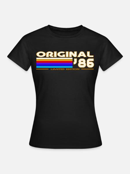 1986 - Frauen T-Shirt - Schwarz