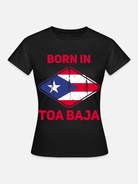 Puerto Rico - Frauen T-Shirt - Schwarz