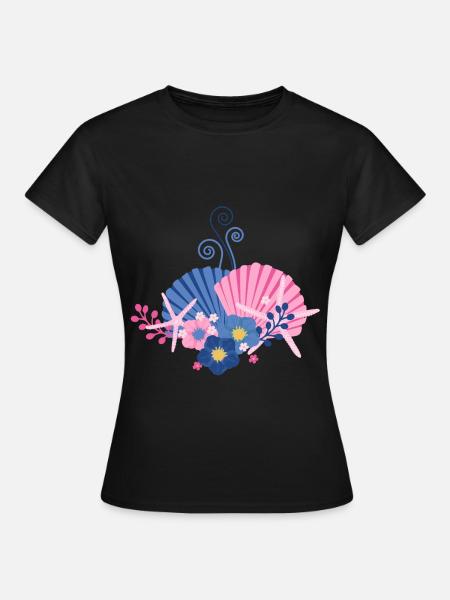 Unterwasser Liebe - Frauen T-Shirt - Schwarz