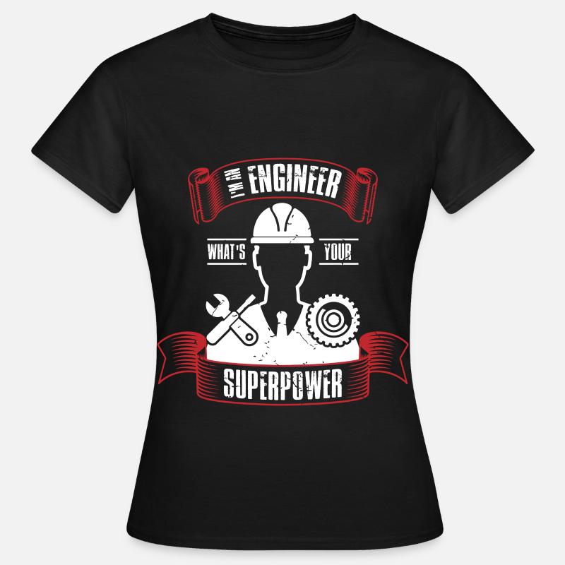 Engineer industrial engineer mechanical engineering - Women's T-Shirt - black