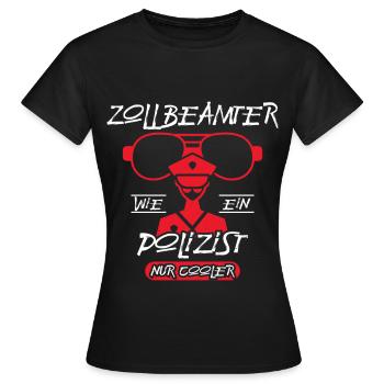 Douane Douane Cadeau Douane Maison juste plus fraîche - T-shirt Femme - noir - Devant - AI Model Female 172 dark (172cm)