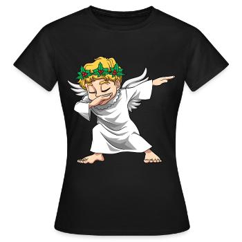 Christkind Weihnacht für Männer, Frauen und - Frauen T-Shirt - Schwarz - Vorne - AI Model Female 172 dark (172cm)