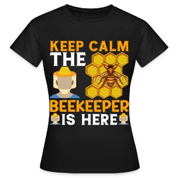 Apiculture Cours d’apiculture Association des apiculteurs Apiculteurs - T-shirt Femme - noir - Devant - AI Model Female 172 dark (172cm)