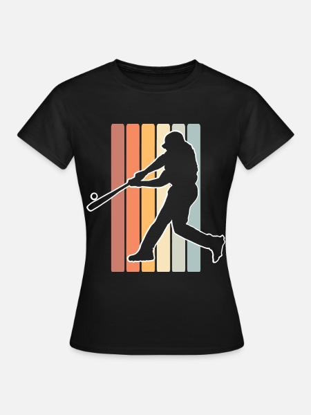 Baseball - Frauen T-Shirt - Schwarz