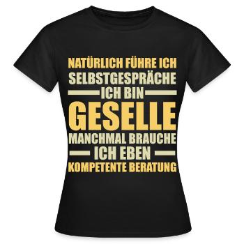 Compagnon Artisanat Certificat de compagnon Cadeau - T-shirt Femme - noir - Devant - AI Model Female 172 dark (172cm)