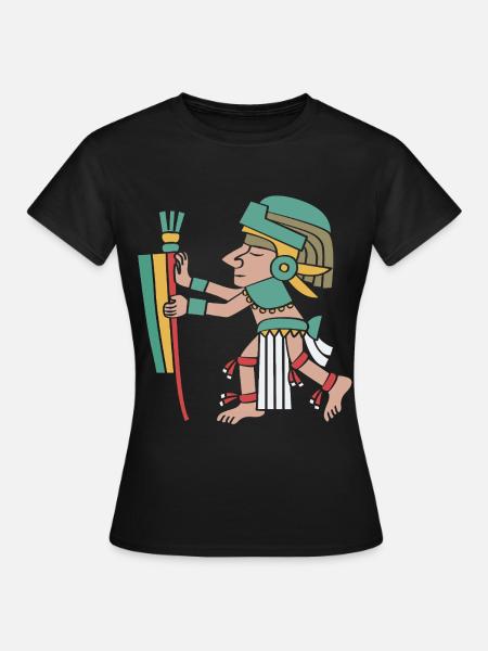 Maya kalender aztec Inka - Frauen T-Shirt - Schwarz