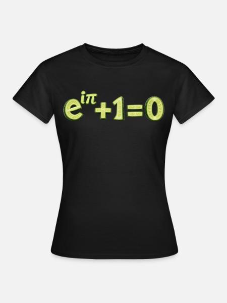 Euler-Identität Gurken-Mathematik - Frauen T-Shirt - Schwarz