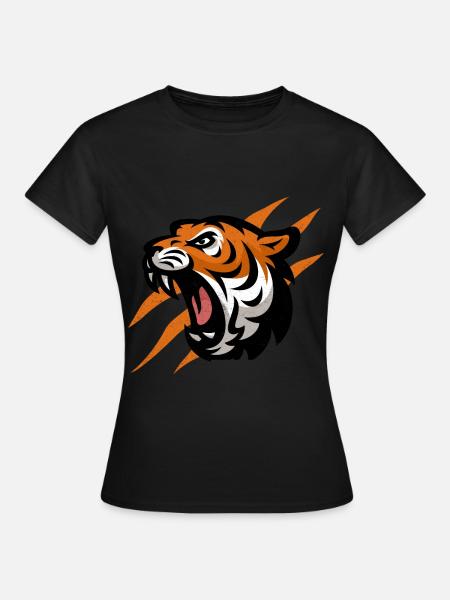 Tiger - Frauen T-Shirt - Schwarz