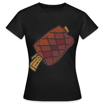 Jonction - T-shirt Femme - noir - Devant - AI Model Female 172 dark (172cm)