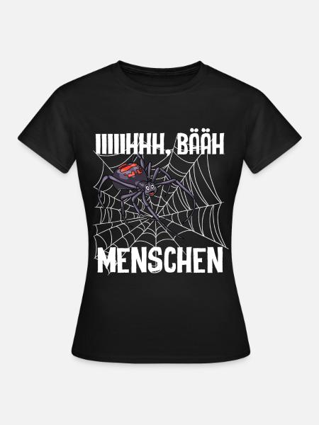 Spinne - Frauen T-Shirt - Schwarz