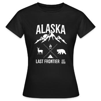 Alaska - Frauen T-Shirt - Schwarz - Vorne - AI Model Female 172 dark (172cm)