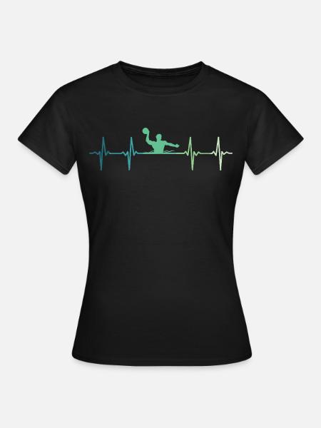 Water polo Heartbeat Water polo - Women's T-Shirt - black