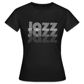 Free Jazz Geschenk falsche Note Musik Saxophon - Frauen T-Shirt - Schwarz - Vorne - AI Model Female 172 dark (172cm)
