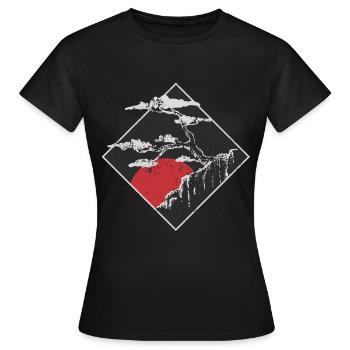 Japan Fanatiker japanisch China Geschenk Anime - Frauen T-Shirt - Schwarz - Vorne - AI Model Female 172 dark (172cm)