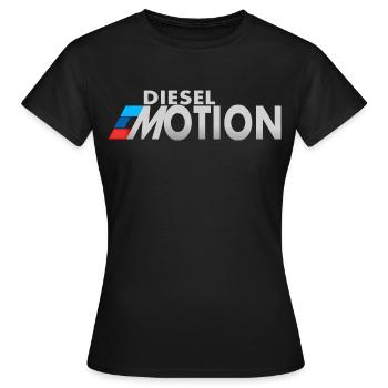 Diesel Emotionen - Frauen T-Shirt - Schwarz - Vorne - AI Model Female 172 dark (172cm)