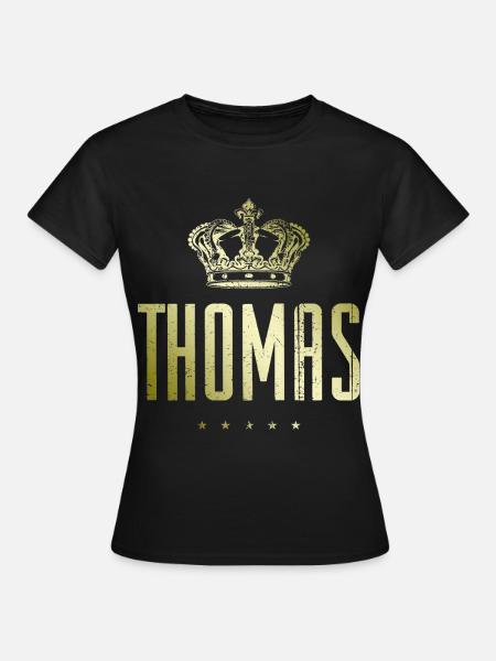 Thomas - Frauen T-Shirt - Schwarz