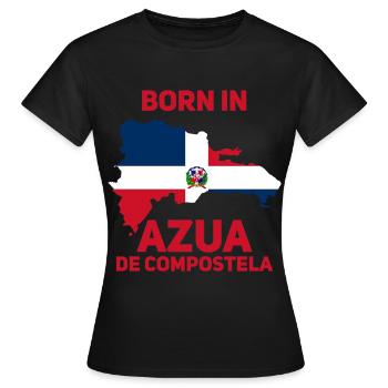 République dominicaine - T-shirt Femme - noir - Devant - AI Model Female 172 dark (172cm)