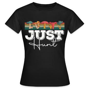 Cueilleurs de champignons et amis champignons - T-shirt Femme - noir - Devant - AI Model Female 172 dark (172cm)