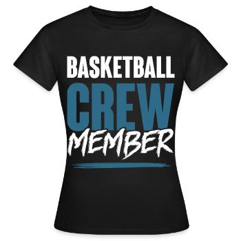 Équipe de basket-ball - T-shirt Femme - noir - Devant - AI Model Female 172 dark (172cm)