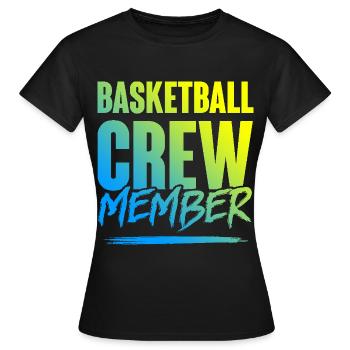 Équipe de basket-ball - T-shirt Femme - noir - Devant - AI Model Female 172 dark (172cm)