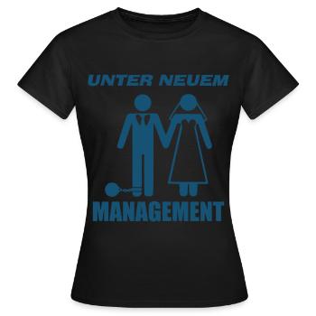 mariage - T-shirt Femme - noir - Devant - AI Model Female 172 dark (172cm)