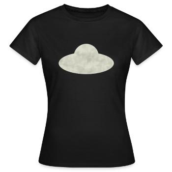 OVNI - T-shirt Femme - noir - Devant - AI Model Female 172 dark (172cm)