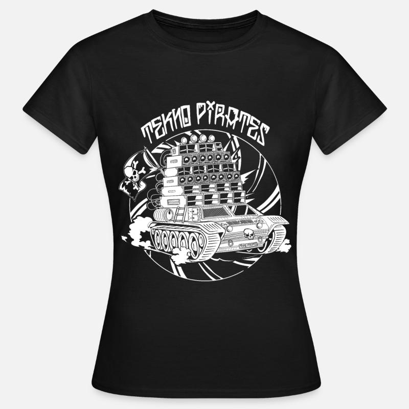 Tekno Nomads Pirate Sound System - Women's T-Shirt - black