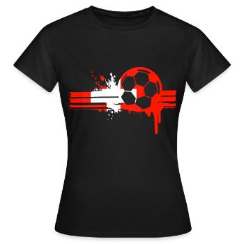 Switzerland Football Team Team Sport - Women's T-Shirt - black - Front - AI Model Female 172 dark (172cm)