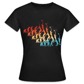 Paddle Tennis Paddle Racket Paddle Men - Women's T-Shirt - black - Front - AI Model Female 172 dark (172cm)