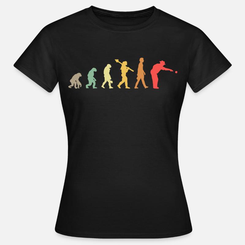 Evolution Boule - Frauen T-Shirt - Schwarz