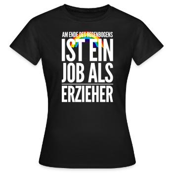 Formation d’éducateur éducateur - T-shirt Femme - noir - Devant - AI Model Female 172 dark (172cm)